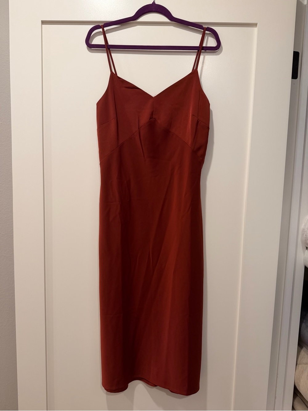Levi’s Rust Spaghetti Strap Slip Dress